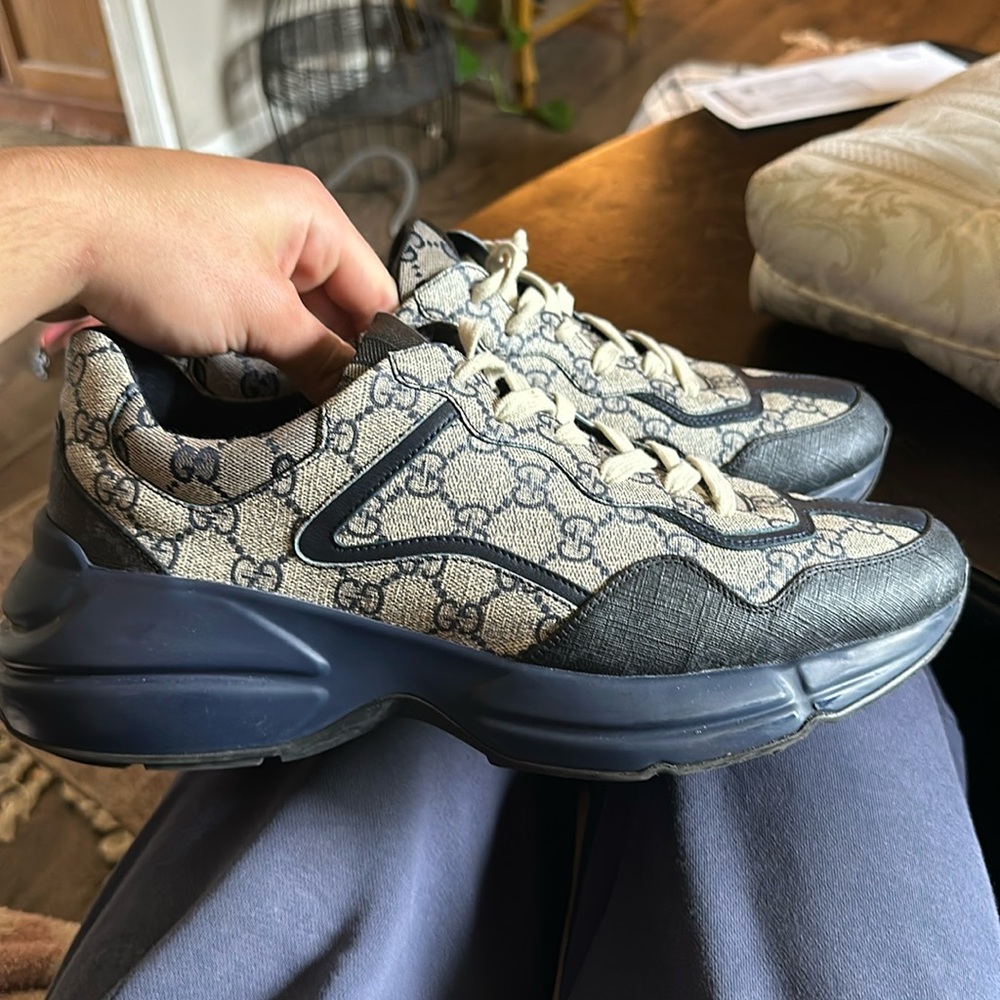Gucci Rhyton Beige Blue Size 11
